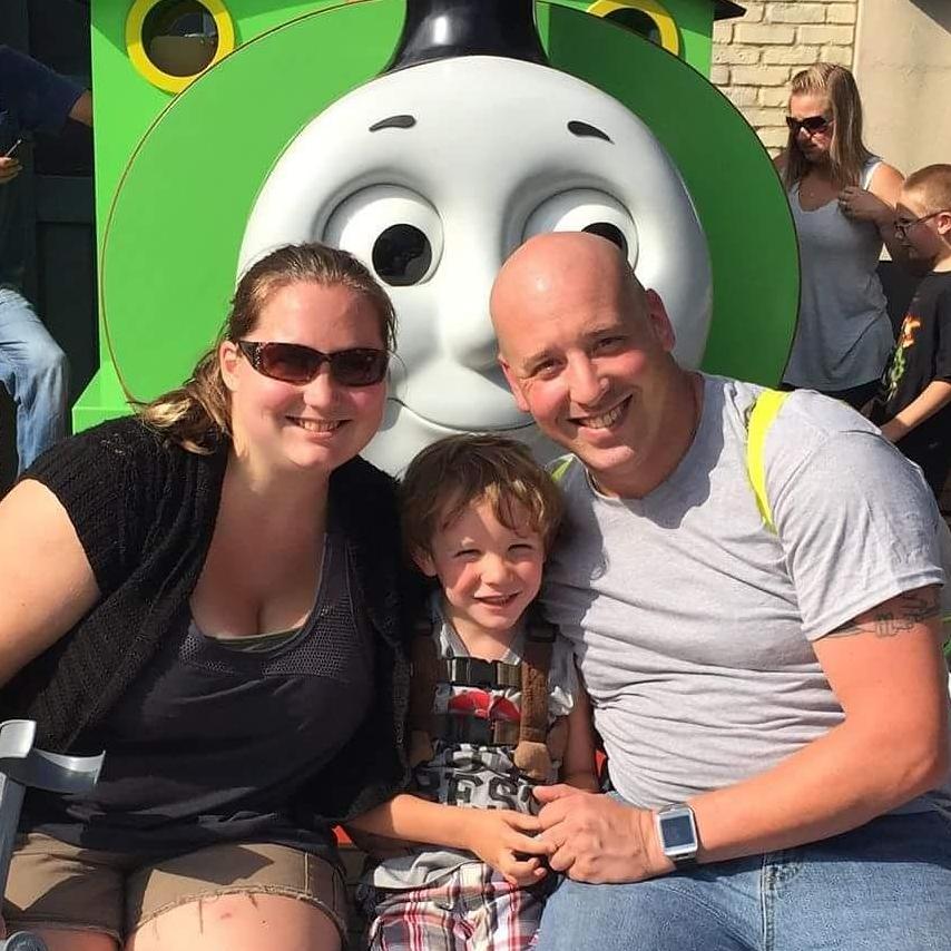 Our first family vacation to Thomas Land!