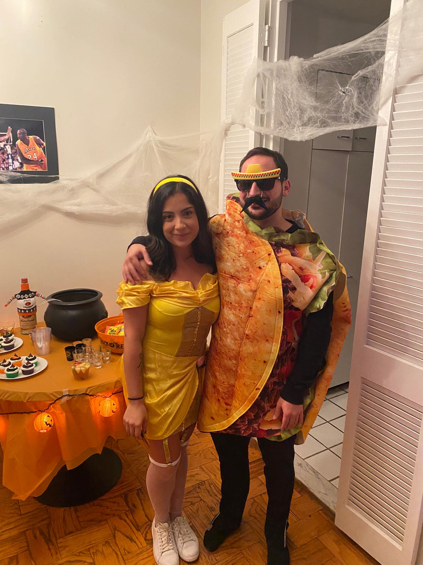 First Halloween as Taco Belle (and late night Taco Bell was also probably consumed.)