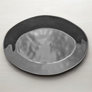 Marin Dark Grey 20" Oval Platter