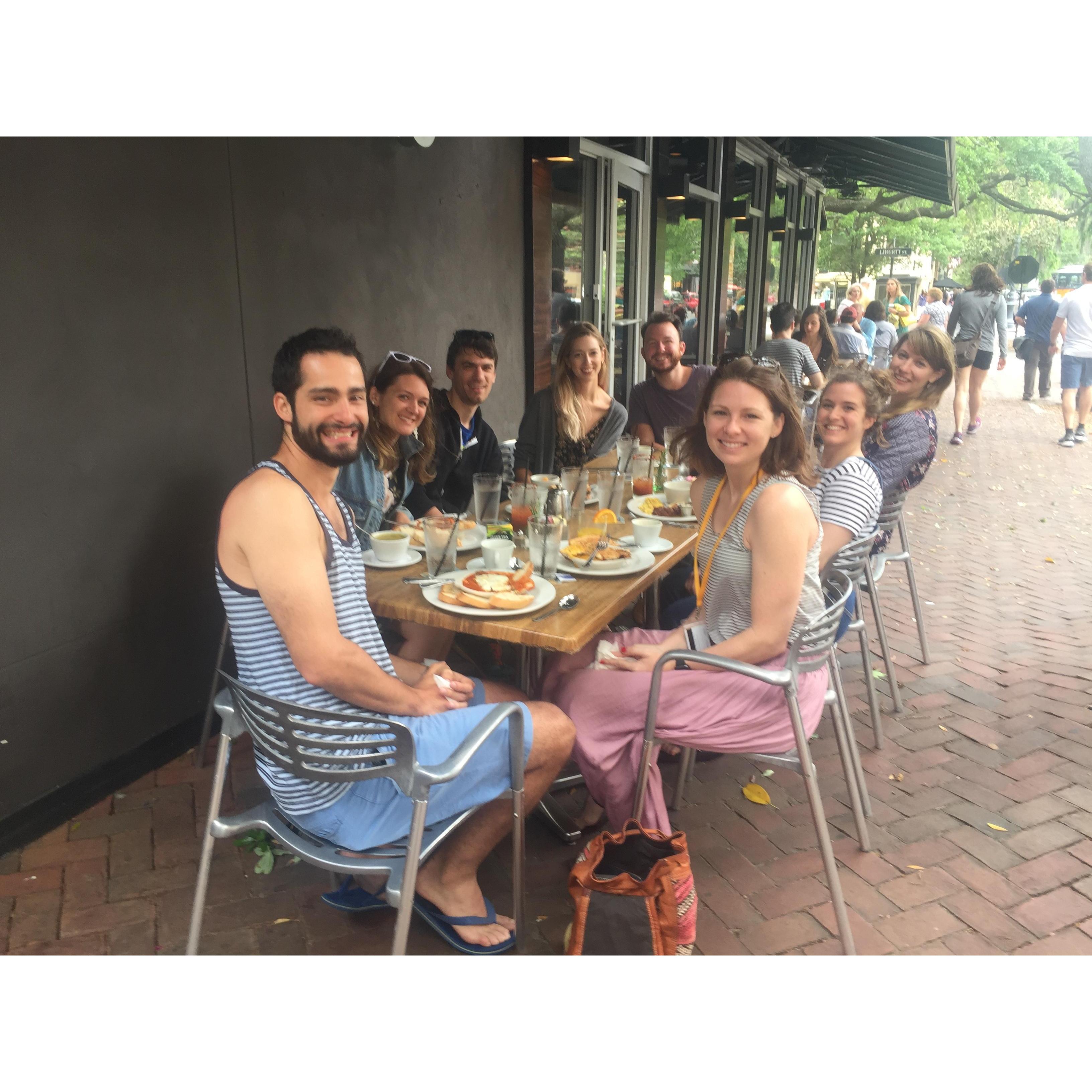 Friends in Savannah.