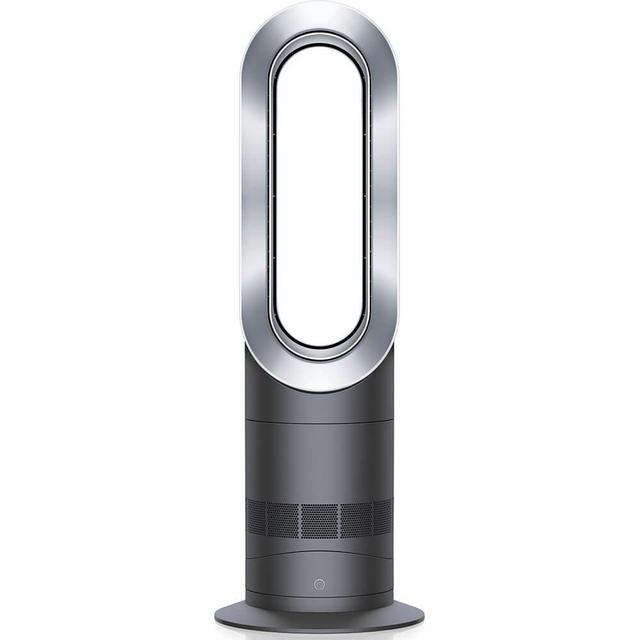 A Dyson - Dyson Hot+Cool AM09 Heater Fan Iron/Nickel Finish with Remote Control