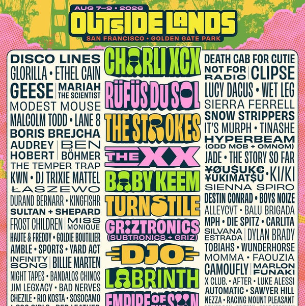 Outside Lands 2026 Tickets for Two