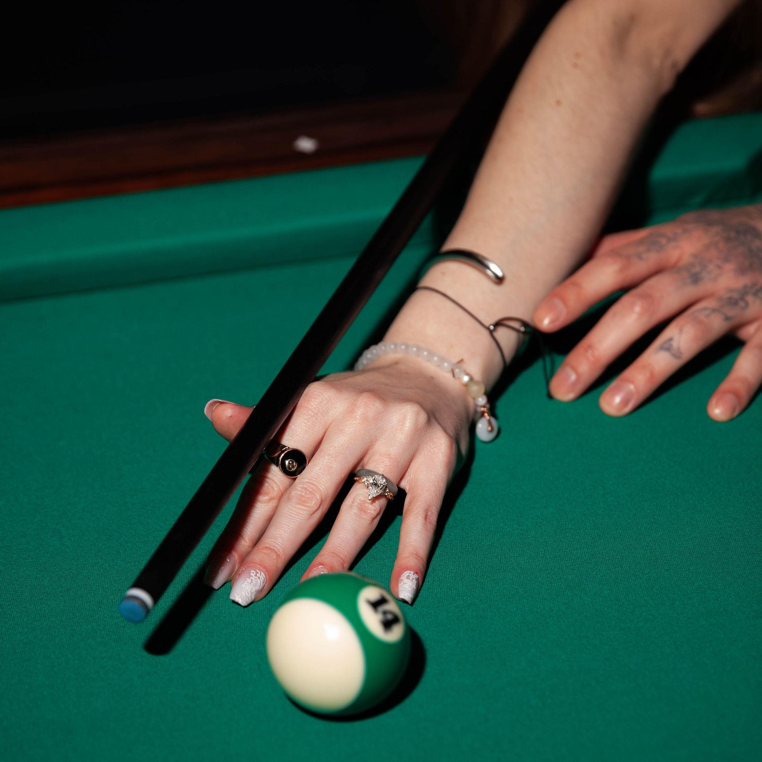 The pool hall we met at