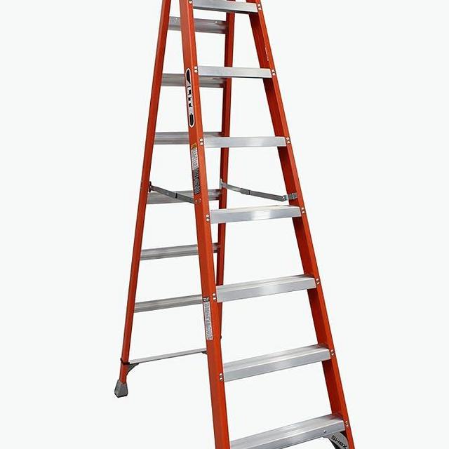 LITE 8-Foot Fiberglass Step Ladder, 300-Pound Load Capacity, Type IA, LP-3011-08