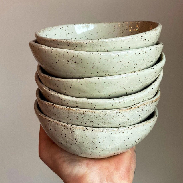 MADE TO ORDER: 4.5” salsa/side dish bowl