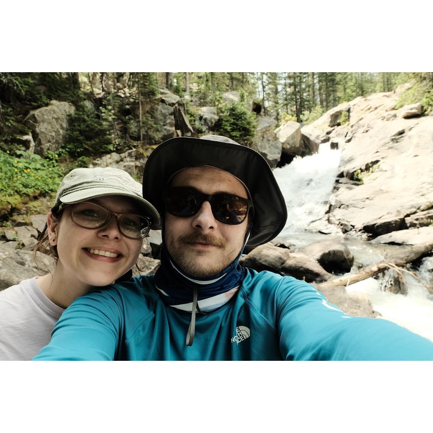 Hiking in the wilderness!