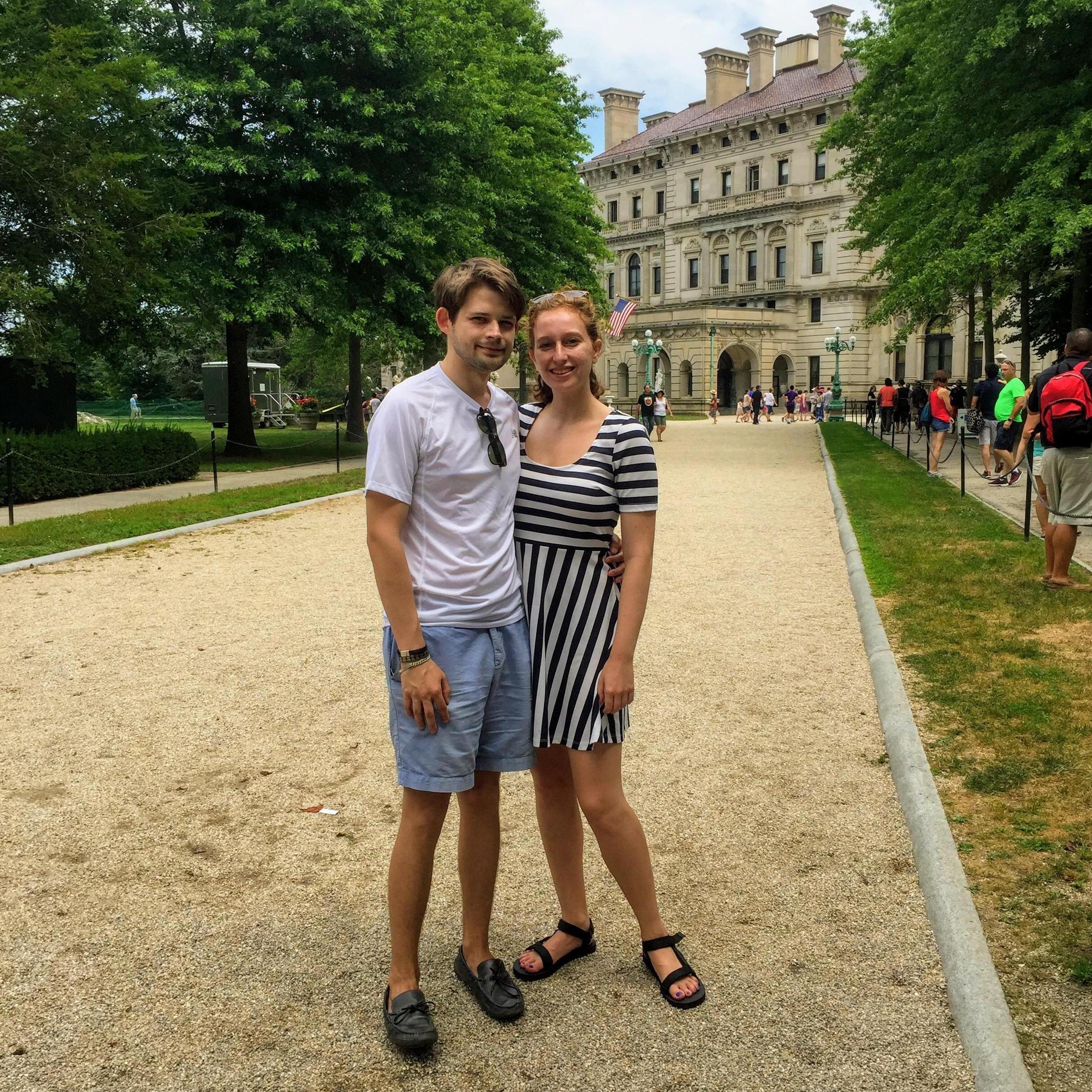 This pic is from our first road trip together - we went to Rhode Island in the summer of 2016 to escape our hectic New York summer. We've since done a lot of trips all over eastern US!