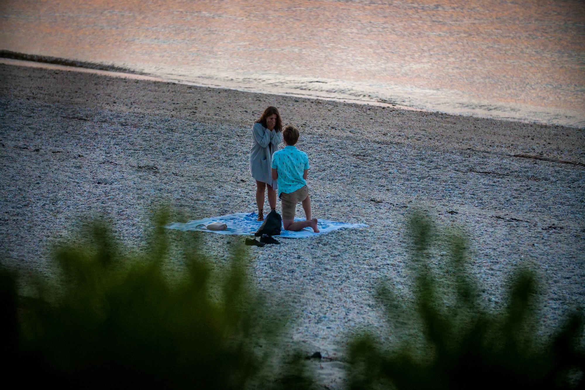 When she said YES!