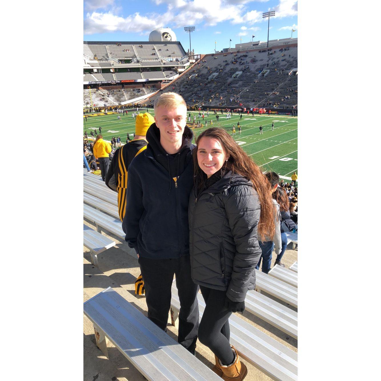 Mutual decision was made to never go to a game after October lol