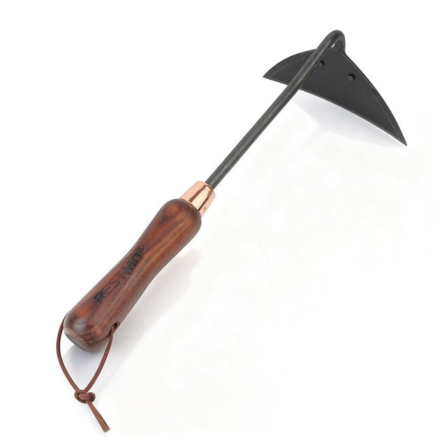 RESTMO Heavy Duty Hoe Garden Tool, Suitable for use on Hard Soil, Thickened Garden Hoe for Weeding, Digging Trenches, Planting Vegetables, and Loosening Soil