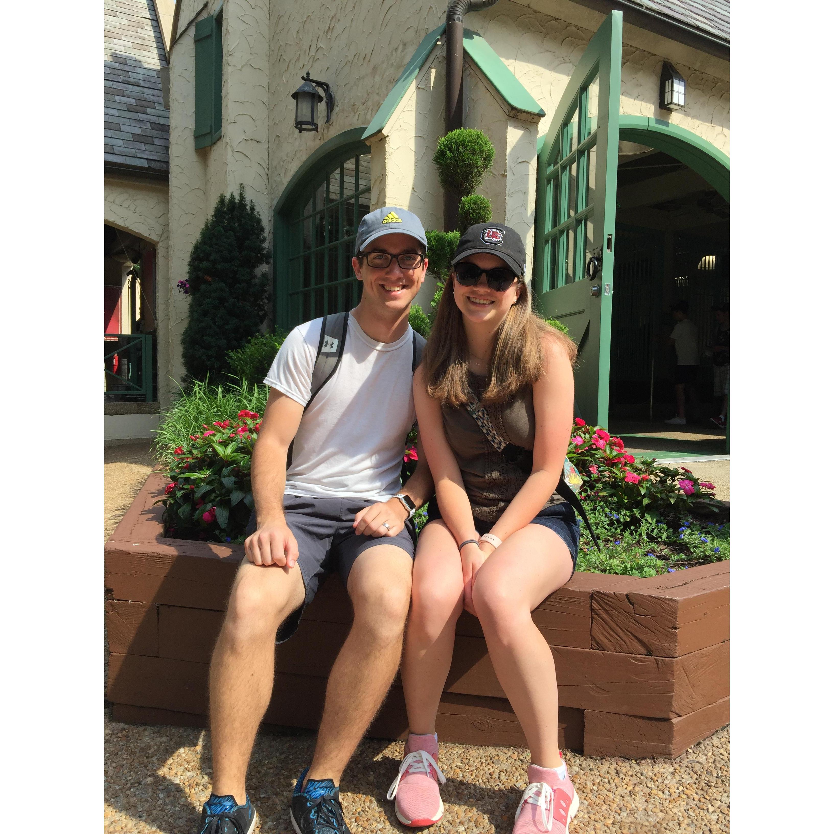 6/9/18
Visiting Sam when he was a performer at Busch Gardens-Williamsburg over the summer of 2018.