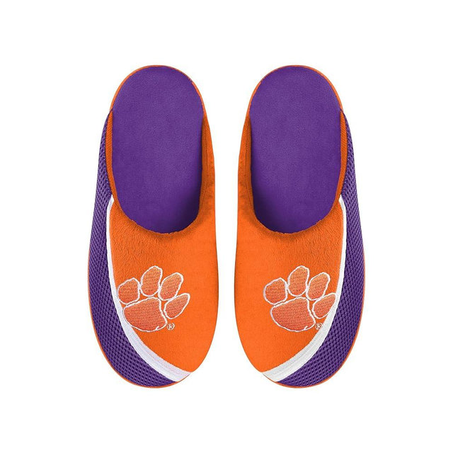 FOCO Men's NCAA 2022 Big Logo Color Edge Slipper
