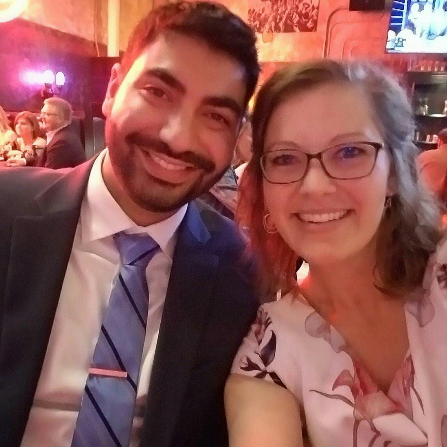 The night of Marwan's hooding ceremony