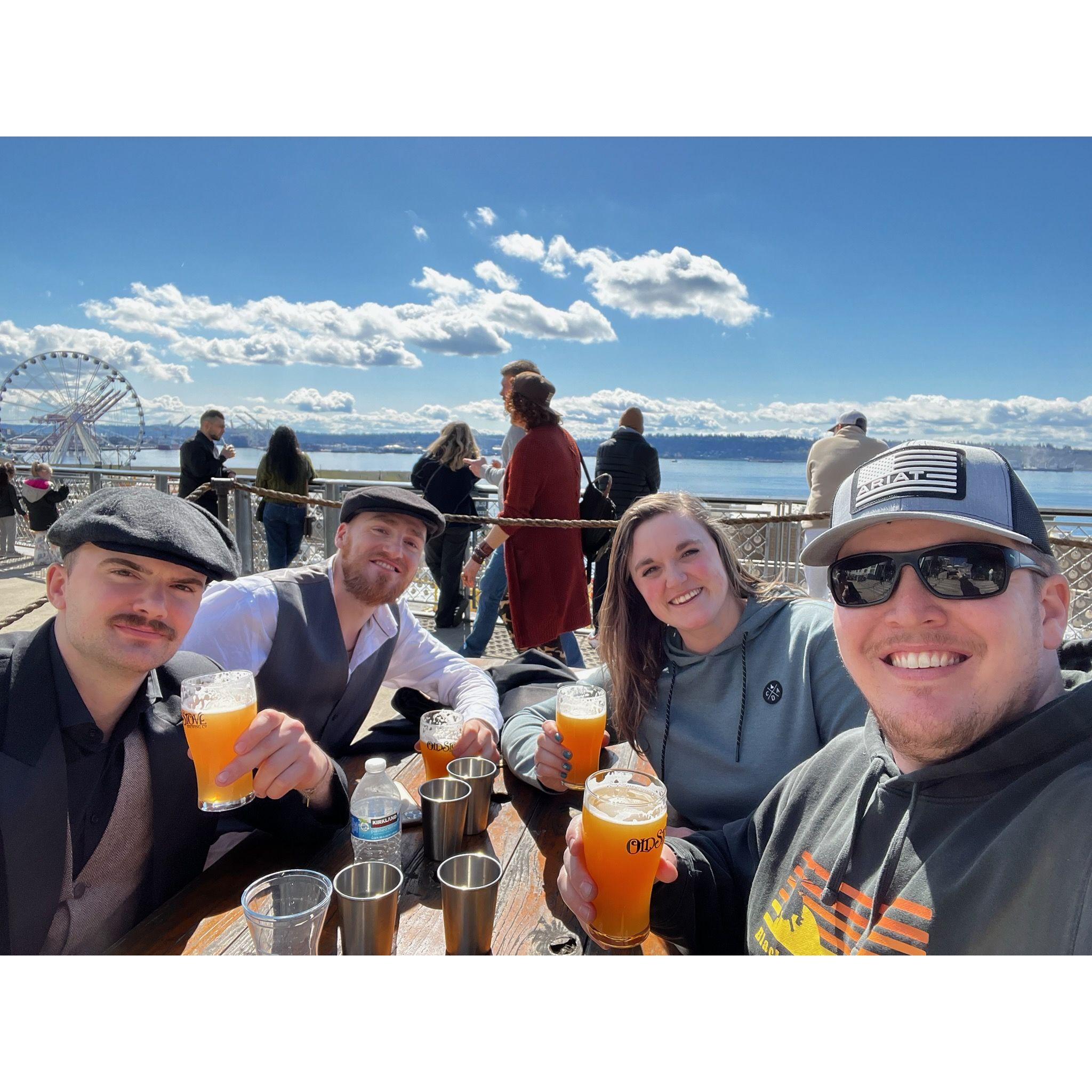 March 24, 2024 - We went to Seattle with my family for Jade's 30th birthday! (My sister) We took the Amtrak train there, stayed in a cute Air-B&B, and spent the weekend on Pike Street, downtown Seattle.