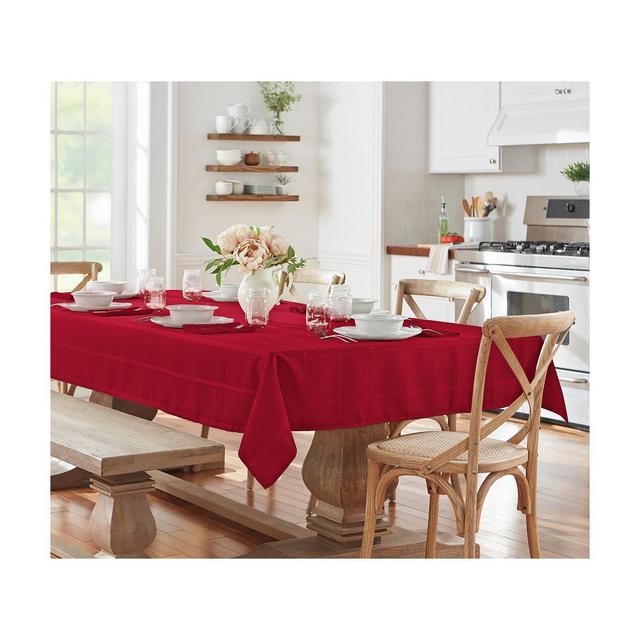 Elrene Elegance Plaid 60" X 120" Oblong Tablecloth