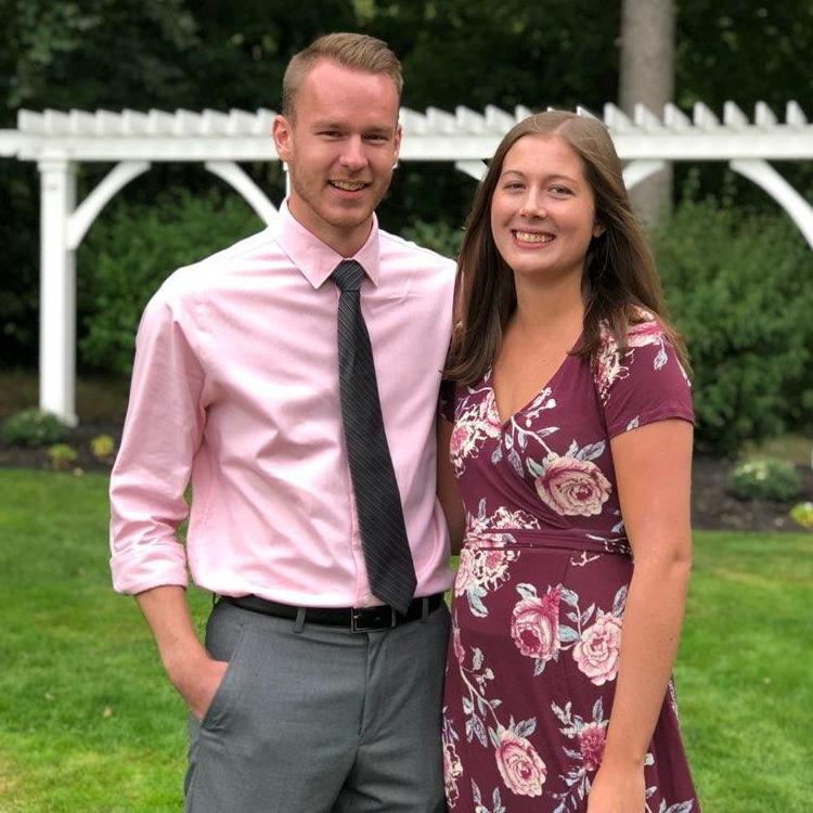 Attending our first wedding together
