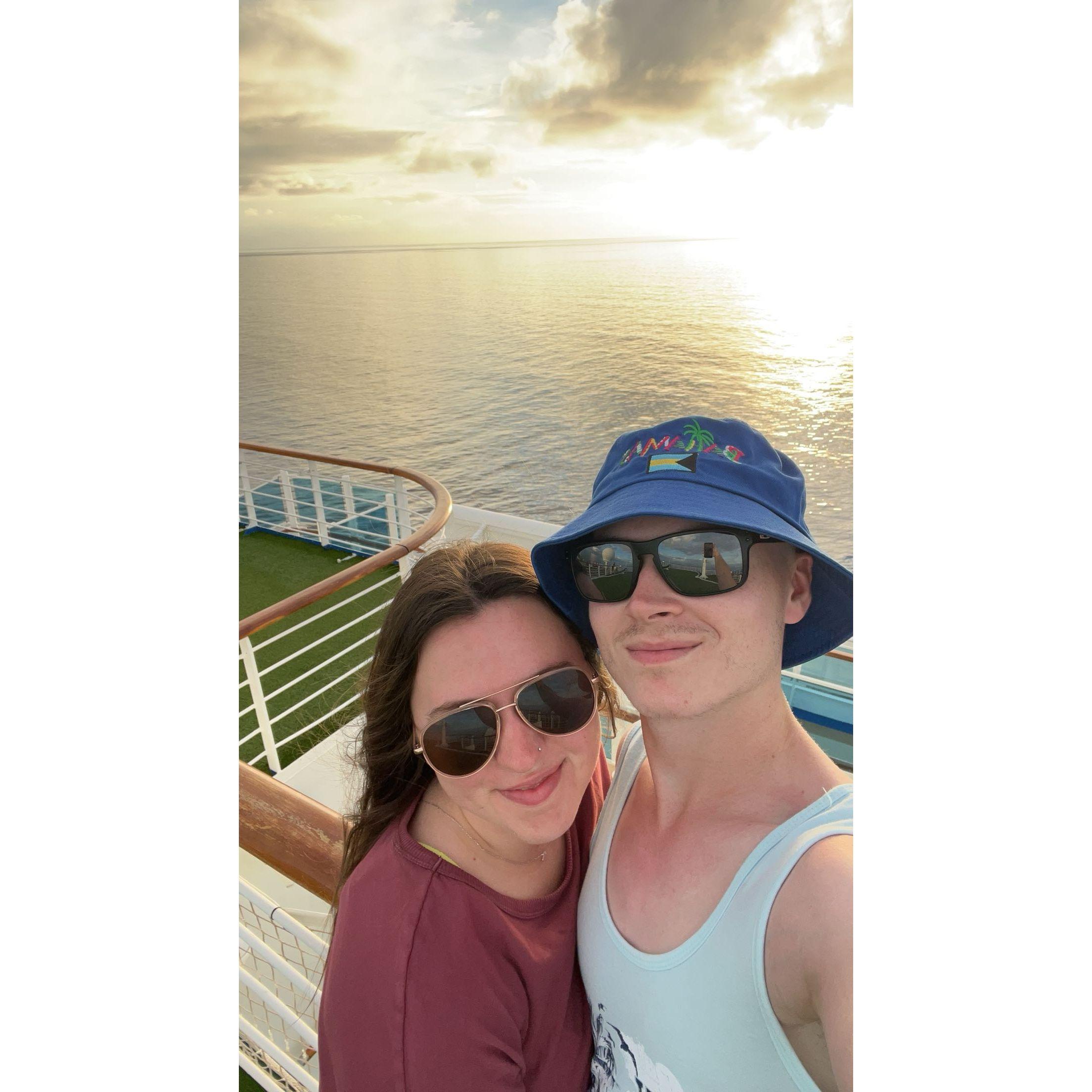 Our first cruise together