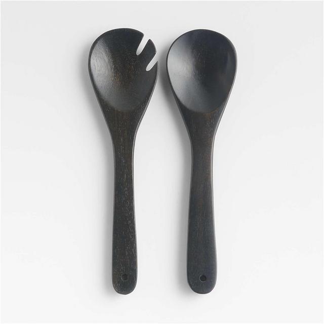 Tondo Ebonized Servers, Set of 2