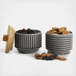 Coffee & More 2-Piece Condiment Bowl Set