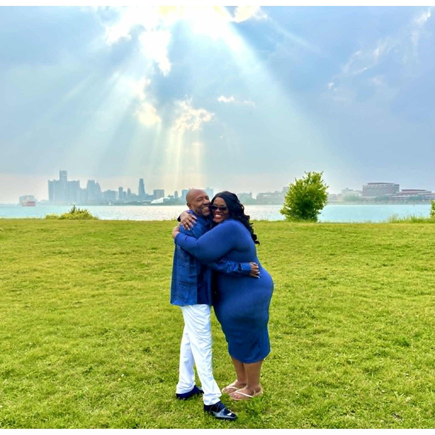 Warm embrace.