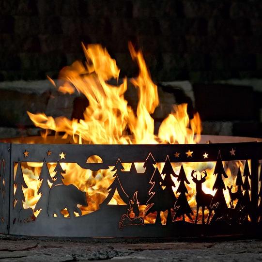 PD Metal Works Northwoods Campground Campfire Ring