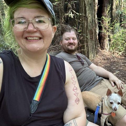 Camping in the redwoods. August 18th, 2023.