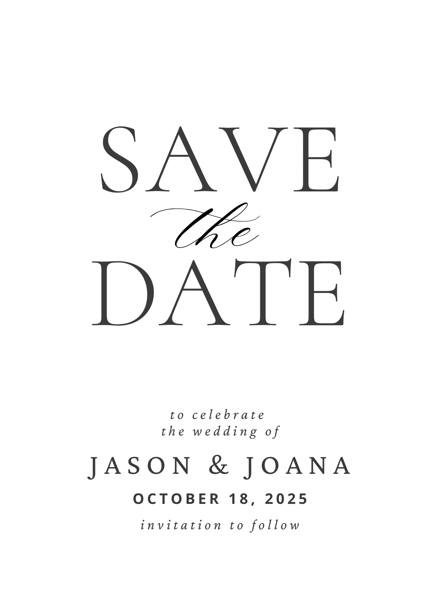 The Wedding Website of Joana Santa Maria and Jason Yadao