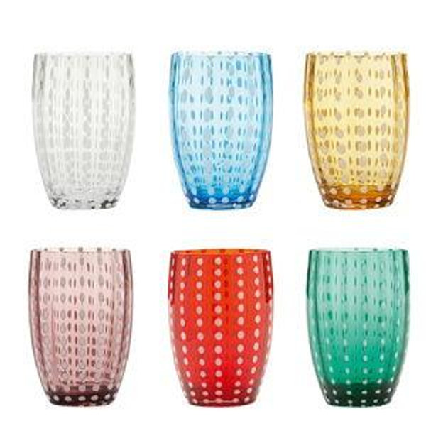Perle Tumbler Assorted (Set of 6)
