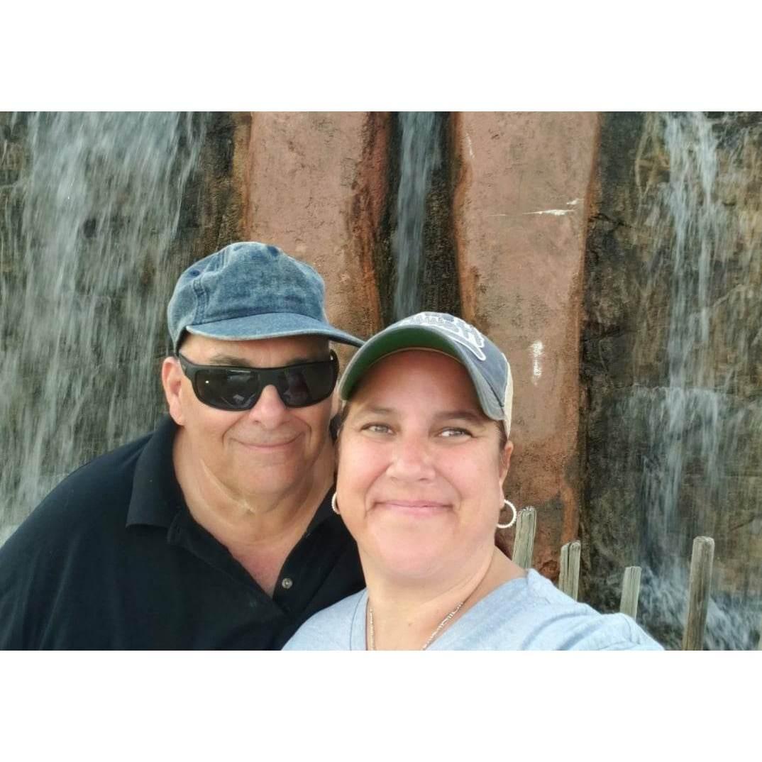 Wishes under the waterfall