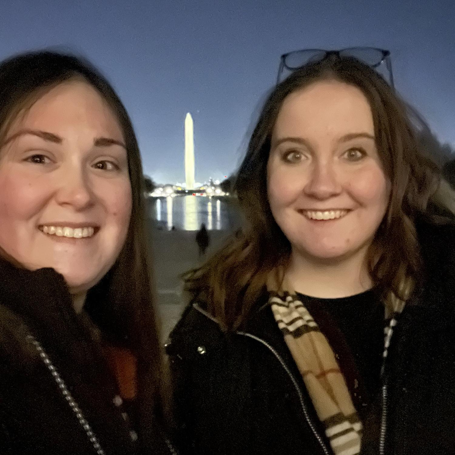 Due to the Southwest flight fiasco of 2022, we spent a night in D.C. and Sydney showed Lindsey as much as she could in the limited time.