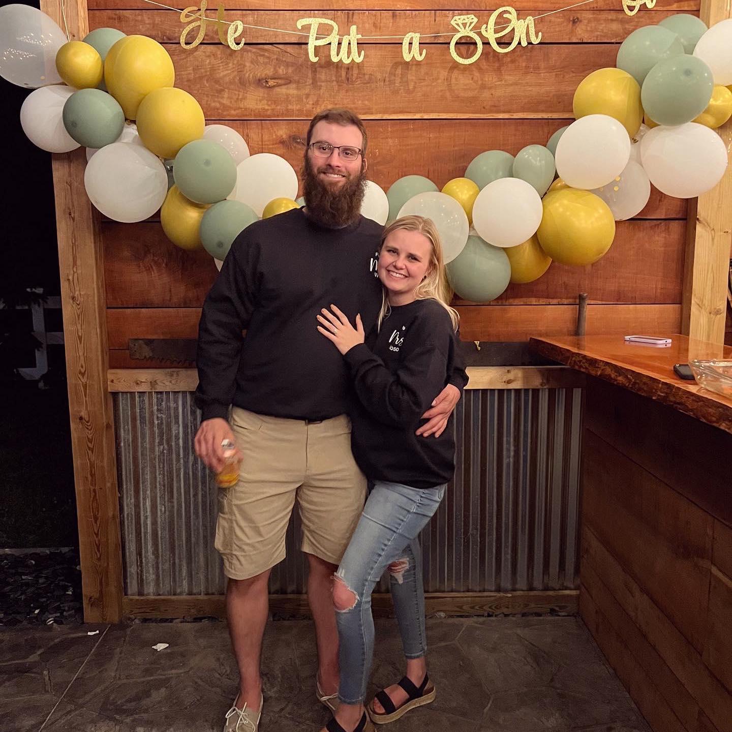 Our Engagement Party afterwards!