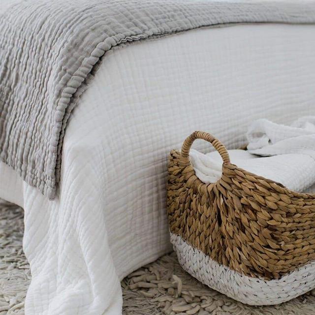 The 365 Blanket™ by Muslin Comfort in Oversized King - Color RAW SUGAR