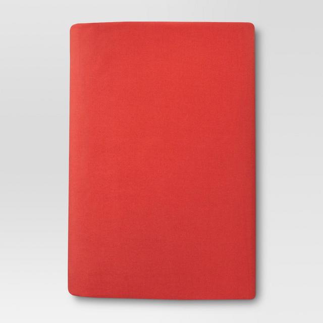 King 300 Thread Count Ultra Soft Fitted Sheet Red Orange - Threshold™