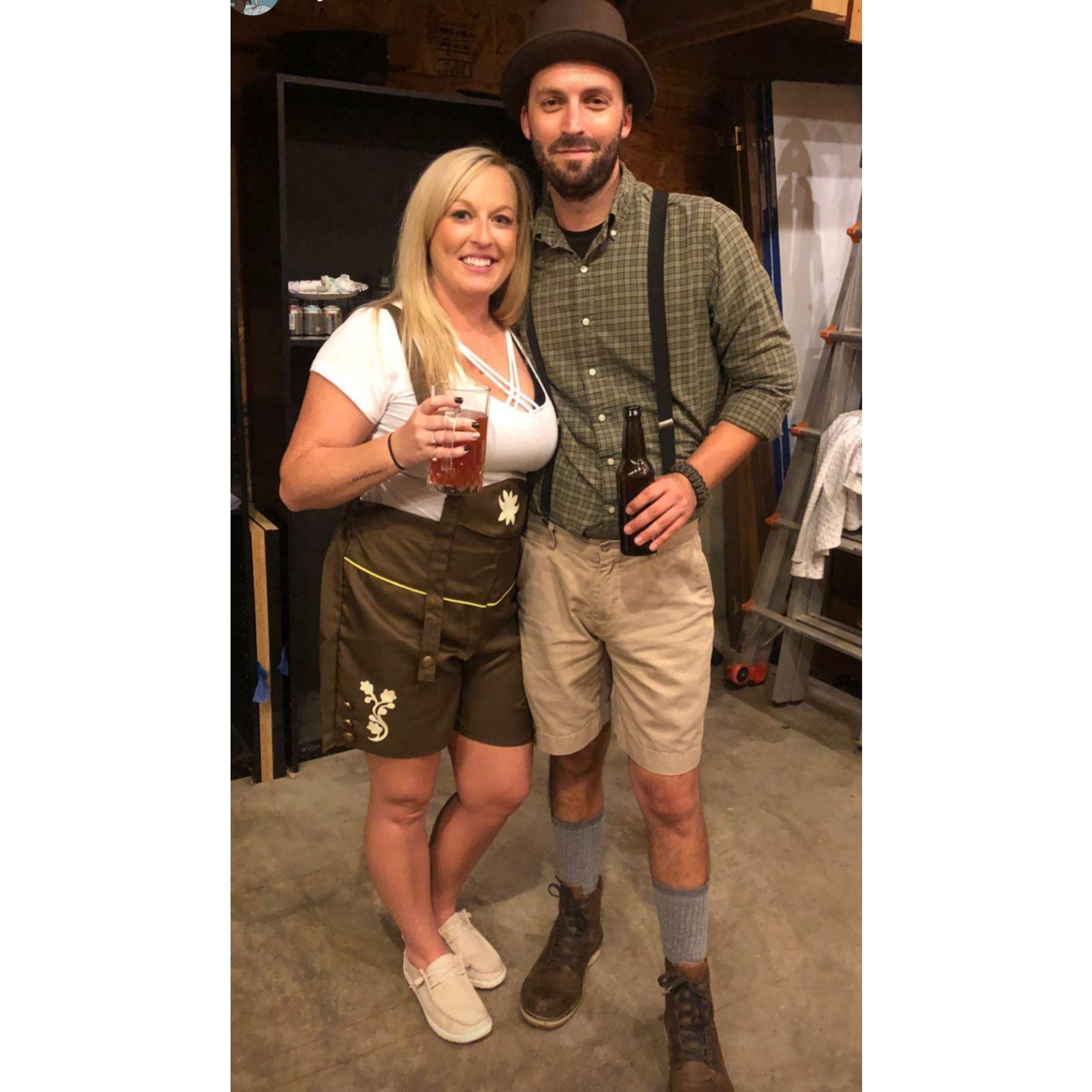 Okotberfest party. 1st official date, when Amber made sure to lock David in to being her forever date.