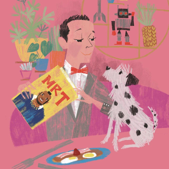 Pee Wee Herman 8x10 signed print