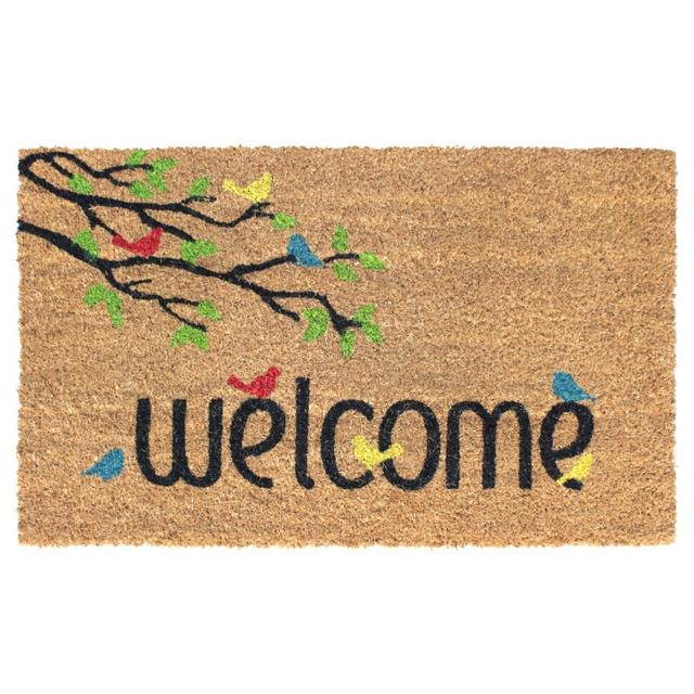 Tufted Welcome Birds Doormat - Raj