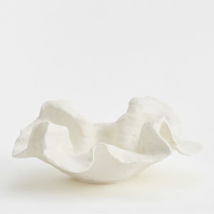 Medium Bowl Earthenware Wave Ceramic Collection