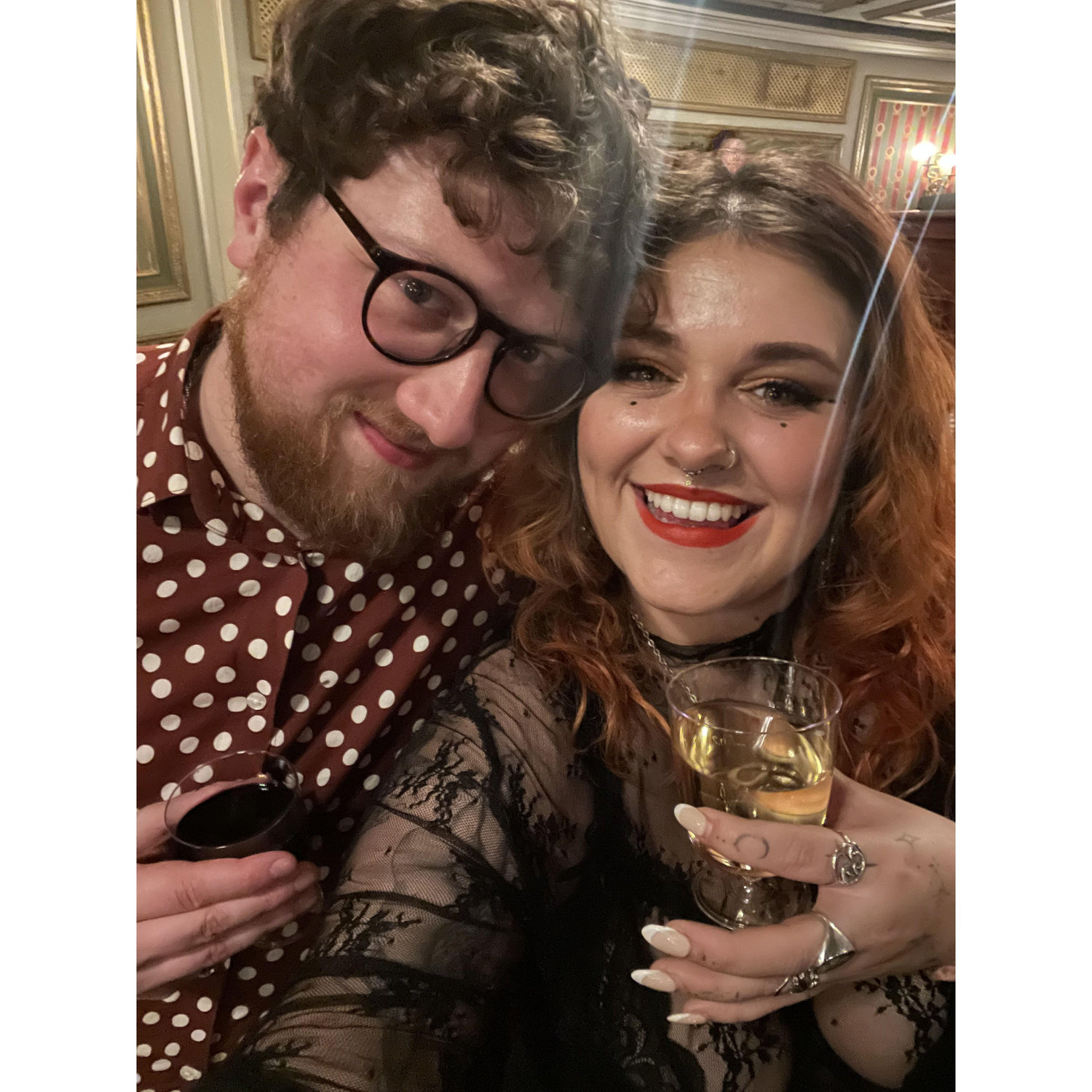 Baby's (Kieran's) first Les Mis. Madeline's fifth. It was boiling, he nearly walked into the ladies' toilets trying to get to the bar, but it was such a good night. Thank you Michelle for the tix!