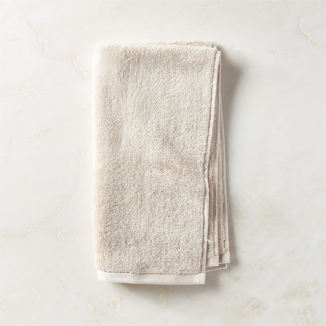 Kalani Organic Cotton Sand Solid Hand Towel