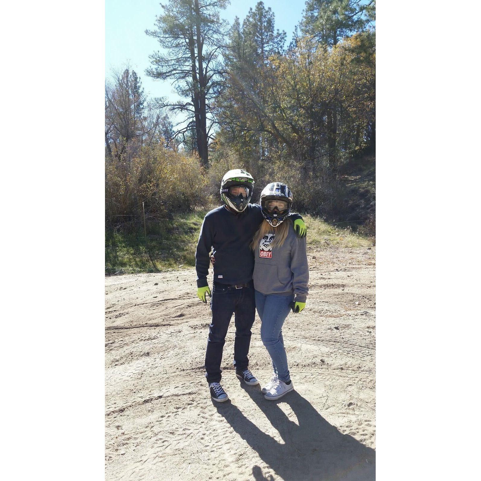 Our first adventurous experience together.