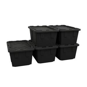 SafeRacks Lockable Storage Bin - 27 Gallon - Set of 5