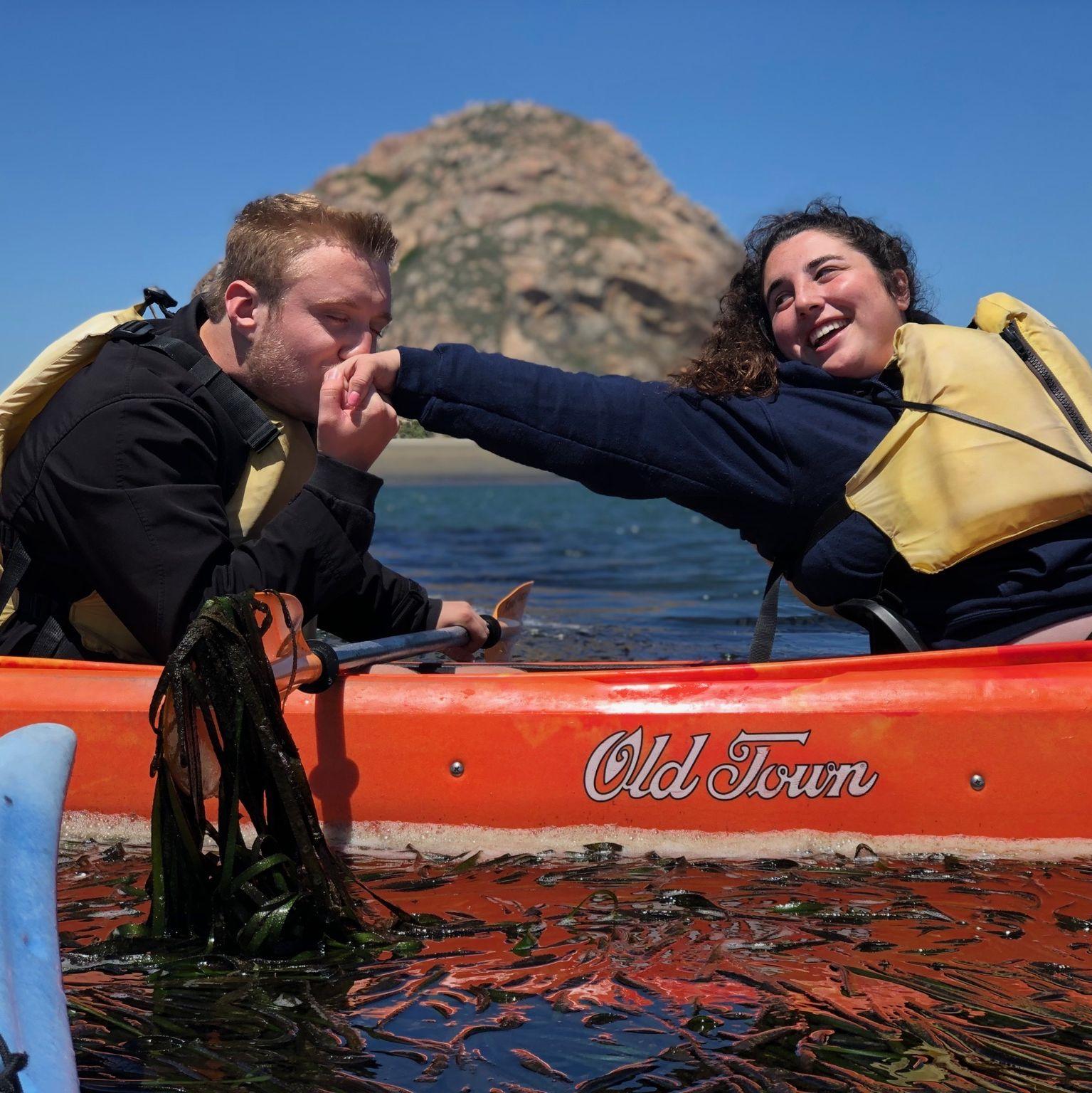 Kayaking in Morro Bay.