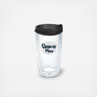 Groomsman Tumbler with Travel Lid