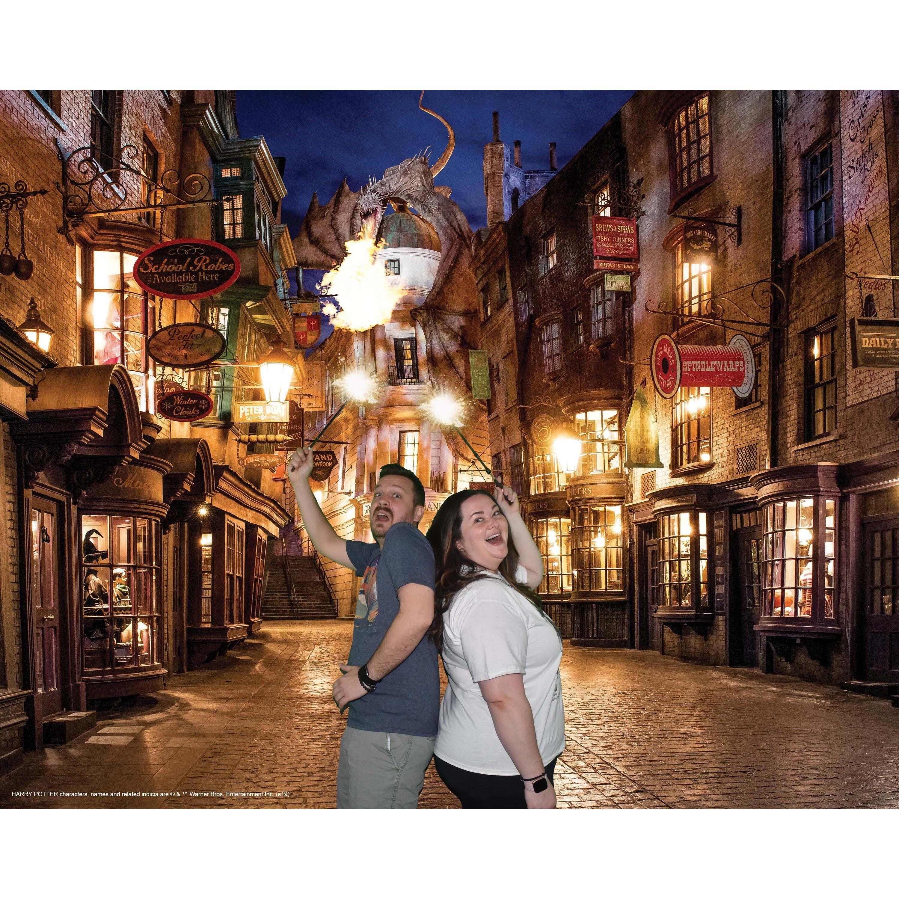 Rob's first time at the Wizarding World of Harry Potter in 2022!