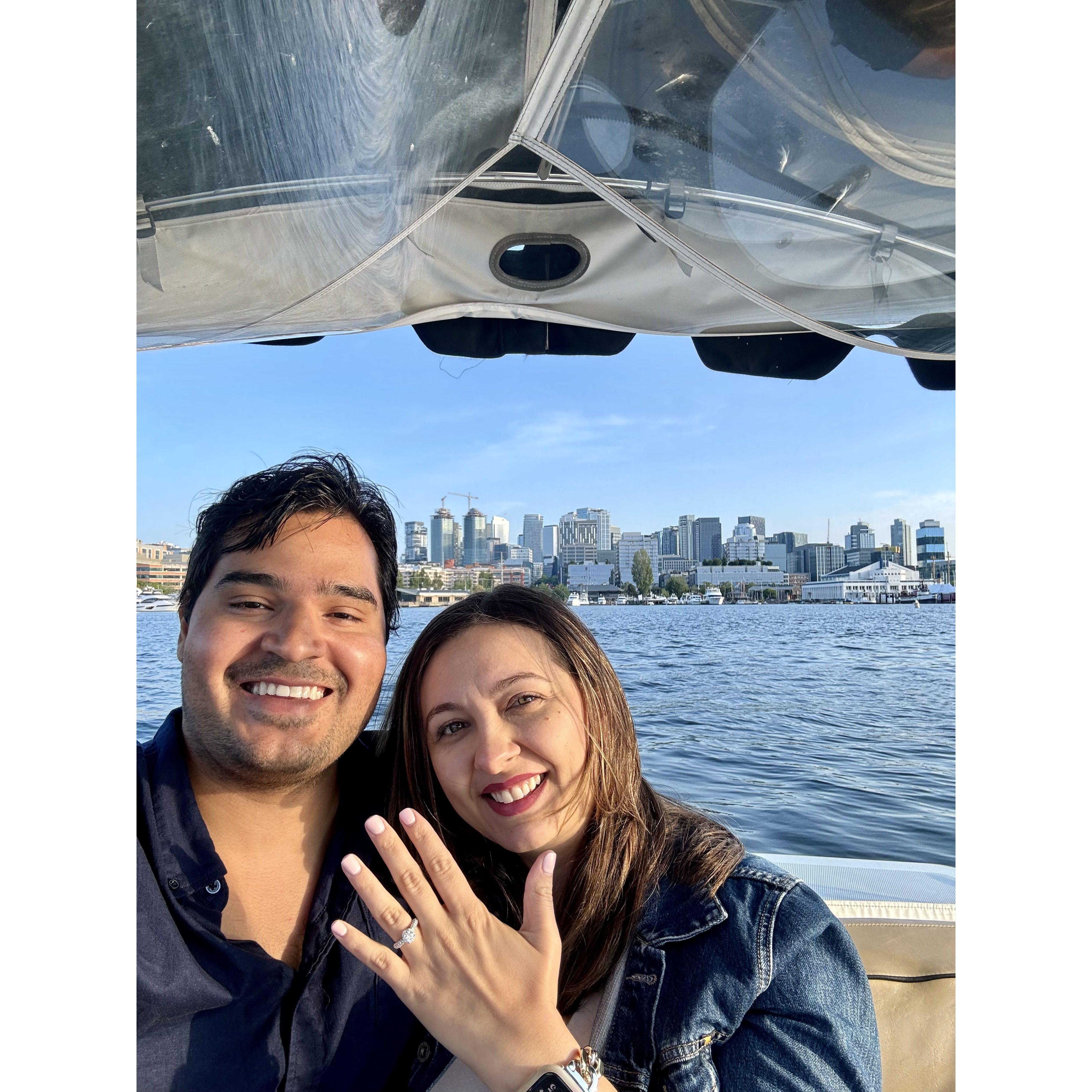 The day she said YES