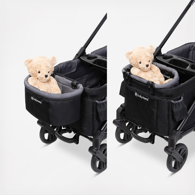 Baby Trend Kids Navigator PRO 2-in-1 Stroller Wagon - Dash Black