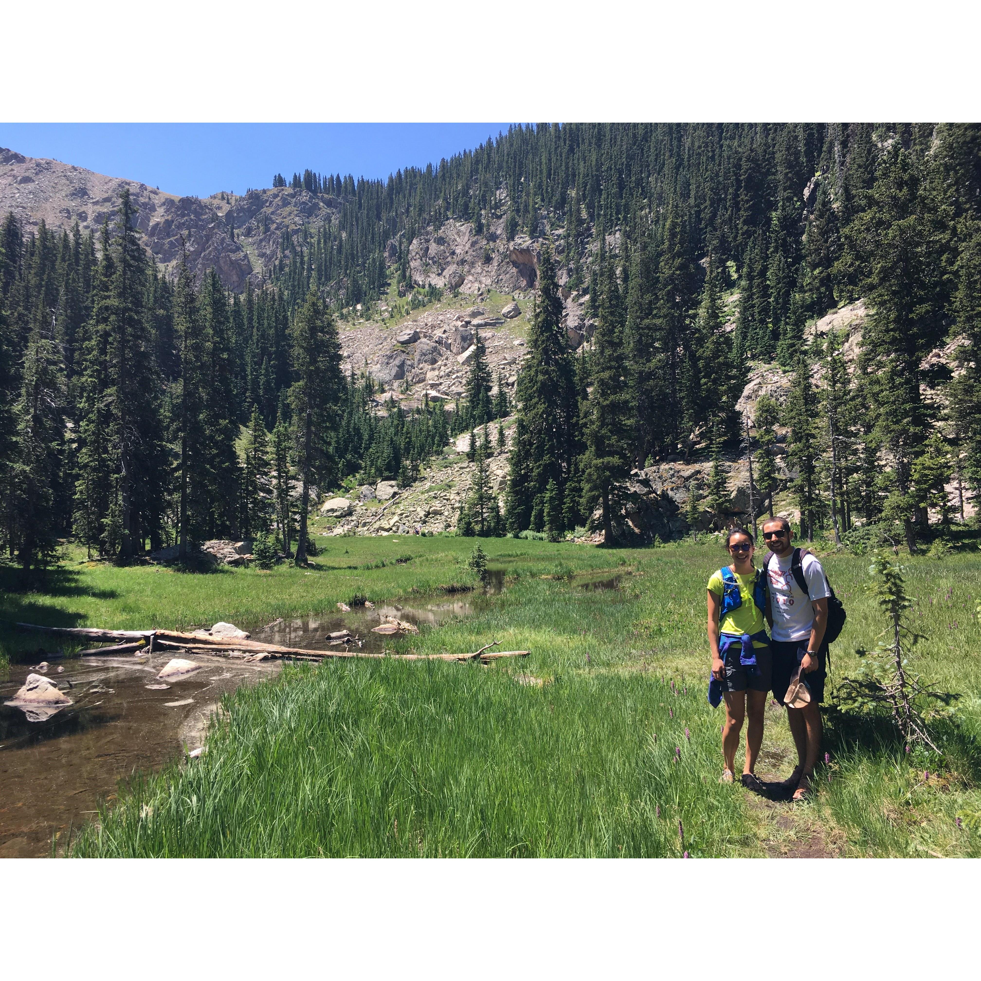 Hiking in Santa Fe, NM and exploring our new home state