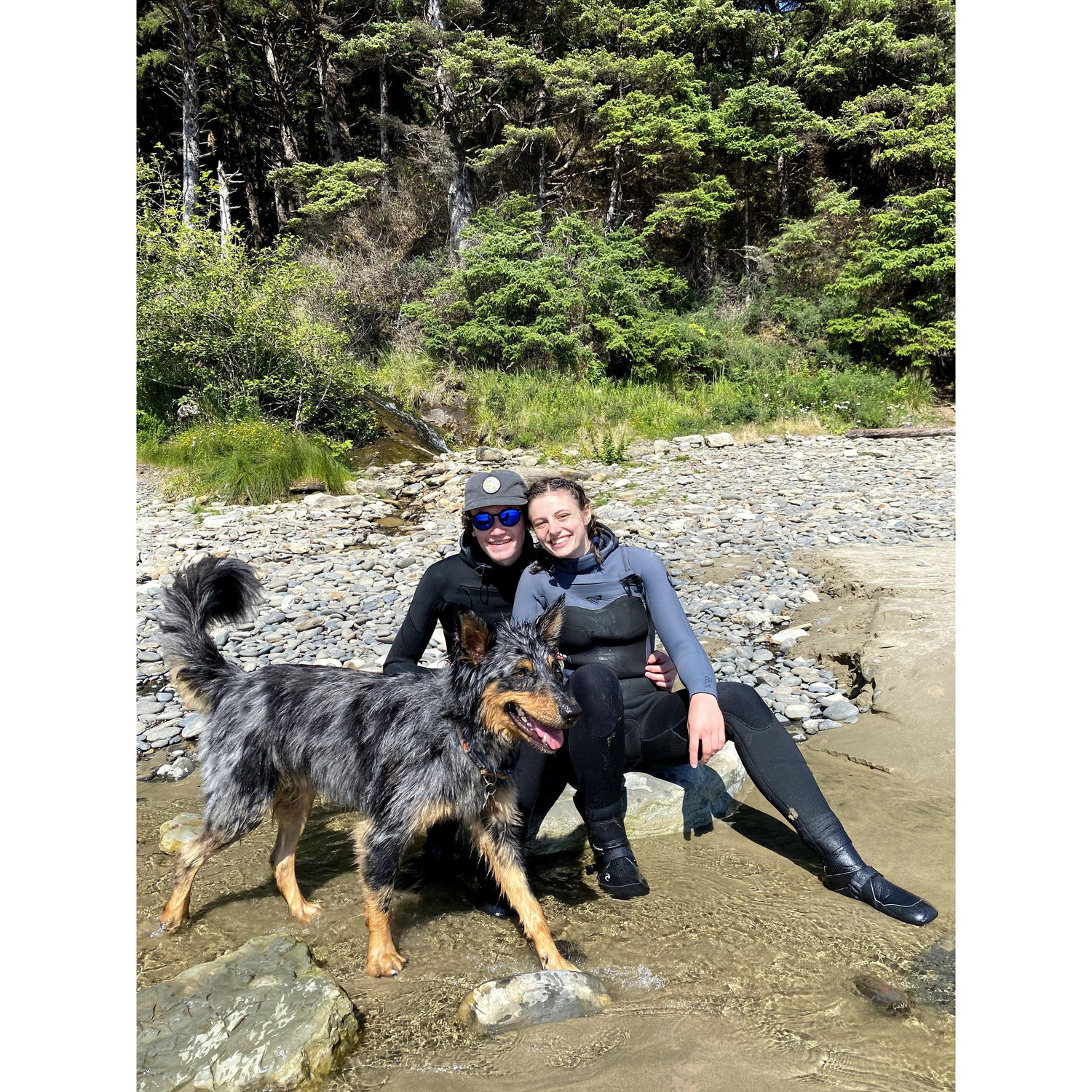 The perfect family pic at Shorties, July 2020