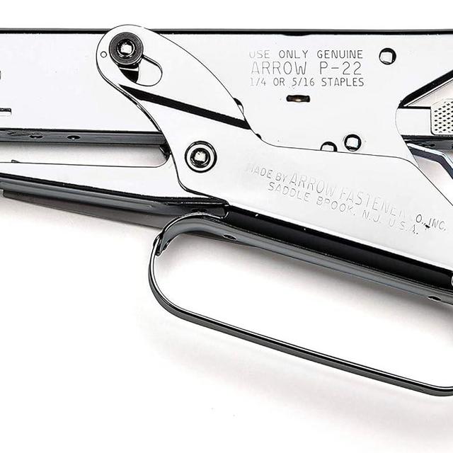 Arrow P22 Heavy Duty Handheld Plier Stapler for Crafts, Office, and Insulation, Uses 1/4-Inch and 5/16-Inch Staples