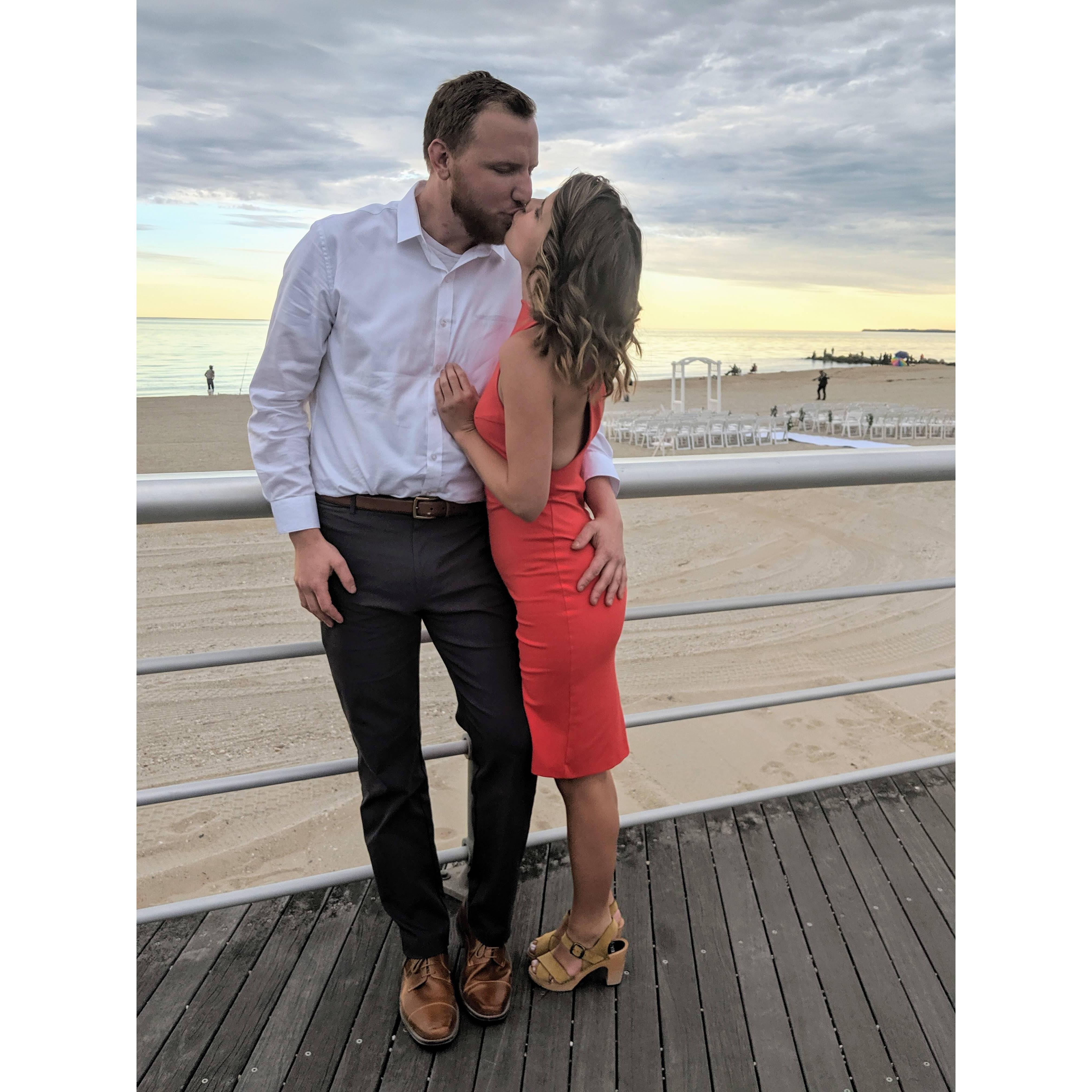 Always making out. This time on Long Island!